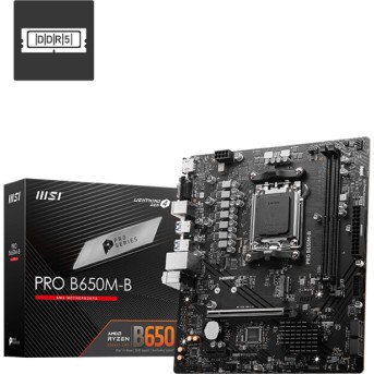 Материнская плата MSI AM5 4xDDR5 4xSATA3 RAID M.2 HDMI VGA mATX - Metoo (1)