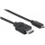 Кабель Manhattan HEC ARC 3D 4K HDMI(M) - Micro (M) Black 2м - Metoo (2)
