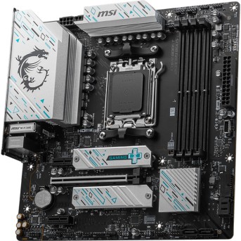 Материнская плата MSI B650M GAMING PLUS WIFI AM5 B650 4xDDR5 4xSATA3 RAID 2xM.2 HDMI DP mATX - Metoo (4)