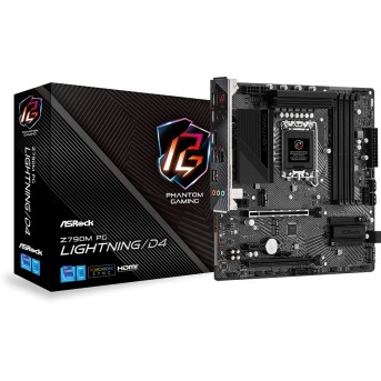 Материнская плата ASRock Z790M PG LIGHTNING/<wbr>D4 LGA1700 4xDDR4 4xSATA 4xM.2 HDMI mATX - Metoo (1)