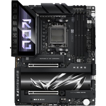 Материнская плата ASUS ROG CROSSHAIR X870E HERO AM5 4xDDR5 4xSATA Raid 4xM.2 10xUSB ATX - Metoo (1)