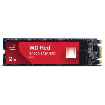 Твердотельный накопитель 2000GB SSD WD RED SA500 3D NAND M.2 SATA R560Mb/s W530MB/s WDS200T1R0B в Metoo.kz - Metoo (1)