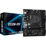 Материнская плата ASRock B550M-HDV AM4 2xDDR4 4xSATA3 1xM.2 D-Sub DVI HDMI mATX