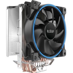 Вентилятор для процессора PCCooler GI-X5B Blue Led TDP 160W 4-pin LGA Intel/<wbr>AMD GI-X5B Black