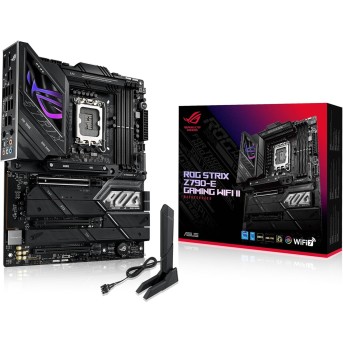 Материнская плата ASUS ROG STRIX Z790-E GAMING WIFI II LGA1700 4xDDR5 4xSATA3 RAID 5xM.2 HDMI DP ATX - Metoo (1)