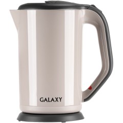 Чайник электрический с двойными стенками GALAXY GL0330, 2000Вт, Объем 1,7 л, 220В/<wbr>50Гц Бежевый