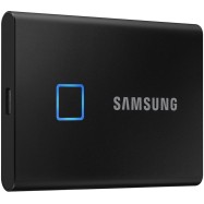 Внешний SSD 500Gb Samsung T7 Touch USB 3.2 Gen.2 (10 Гбит/c) AES 256 Сенсорная защита MU-PC500K/WW