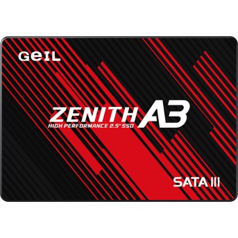 Твердотельный накопитель 500GB SSD GEIL A3AC16D500A ZENITH А3 2.5” SATA R500 W450MB/<wbr>s GZ25A3-500G - Metoo (1)