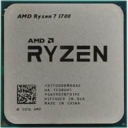 Процессор AMD Ryzen 7 1700 3,0ГГц (3,7ГГц Turbo) Summit Ridge 8/16, 4MB L2, 16 MB L3, 65W, AM4, OEM