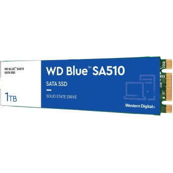 Твердотельный накопитель 1000GB SSD WD BLUE SA510 3D NAND M.2 SATA R560Mb/<wbr>s W520MB/<wbr>s WDS100T3B0B - Metoo (2)