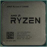 Процессор AMD Ryzen 5 2400G 3,6ГГц (3,9ГГц Turbo) Raven Ridge 4/8 2MB L2 4MB L3 65W VEGA AM4 BOX