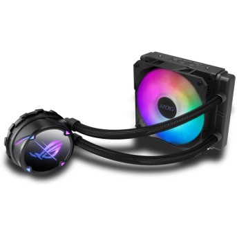 Водяное охлаждение CPU Asus ROG STRIX LC II 120 ARGB 120mm Liquid CPU Cooler, 12cm PWM Fan, ARGB - Metoo (1)