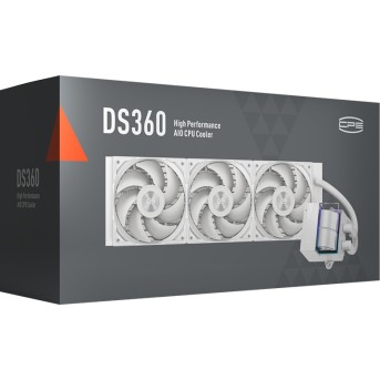 Водяное охлаждение для CPU PCCooler , TDP 310W, ARGB 3x120см, LGA Intel/<wbr>AMD Белый - Metoo (3)