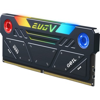 Оперативная память 32GB Kit (2x16GB) GEIL EVO V RGB 7200Mhz DDR5 PC5-57600 GESG532GB7200C36ADC Black - Metoo (5)