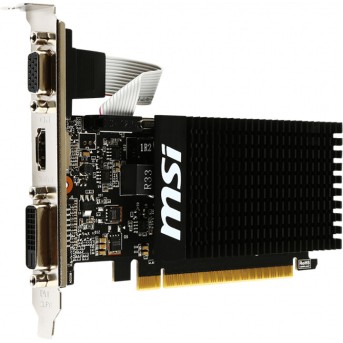 Видеокарта MSI GeForce GT 710, 2GB DDR3 64-bit 1xVGA 1xDVI 1xHDMI GT 710 2GD3H LP - Metoo (3)