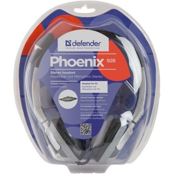 Гарнитура проводная Defender Phoenix 928 - Metoo (2)