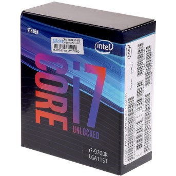 CPU Intel Core i7 9700K 3,6GHz (4,9GHz) 12Mb 8/<wbr>8 Core Coffe Lake 95W FCLGA1151 Box without cooler - Metoo (1)
