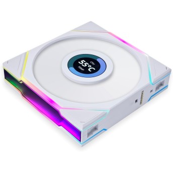 Вентилятор для корпуса Lian Li UNI FAN TL LCD 120 ARGB 120mm White 12TLLCD1W - Metoo (8)