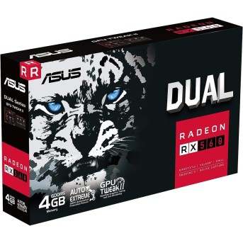 Видеокарта ASUS AMD Radeon RX 560 GB GDDR5 128-bit HDMI 2xDP HDCP DUAL-RX560-4G - Metoo (2)