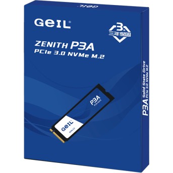 Твердотельный накопитель 1000GB SSD GEIL P3A M.2 2280 PCIe3.0 NVMe R3100MB/<wbr>s W2000MB/<wbr>s P3AWK16I1TBA - Metoo (4)