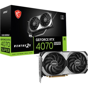 Видеокарта MSI GeForce RTX 4070 SUPER 12G VENTUS 2X, 12GB, GDDR6X, HDMI 3xDP в Metoo.kz - Metoo (1)