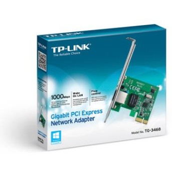 Сетевой адаптер TP-Link, TG-3468, 10/<wbr>100/<wbr>1000 Мбит/<wbr>с адаптер PCIe, WoL - Metoo (1)