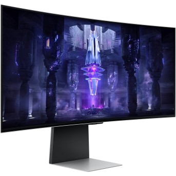 Монитор 34" SAMSUNG OLED 3440x1440 175Hz 0.03мс 250кд/<wbr>м2 1млн:1 Curved 1xmHDMI 1xmDP - Metoo (7)