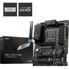 Материнская плата MSI PRO Z790-P WIFI LGA1700 4xDDR5 6xSATA3 RAID 4M.2 HDMI DP ATX