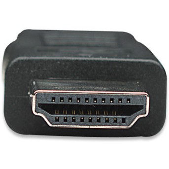 Кабель Manhattan 3D Mini HDMI(M) - HDMI (M) Black 1.8м - Metoo (3)