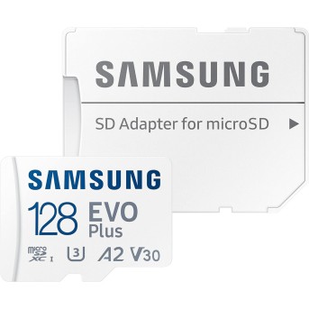 Карта памяти 128GB Samsung EVO Plus microSDXC+Adapter, Class 10, MB-MC128KA/<wbr>EU - Metoo (3)