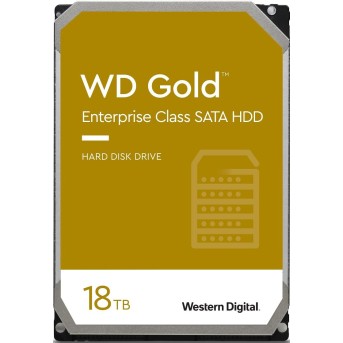 Жесткий диск повышенной надежности HDD 18Tb Western Digital GOLD SATA3 3,5" 7200rpm 512Mb WD181KRYZ - Metoo (1)