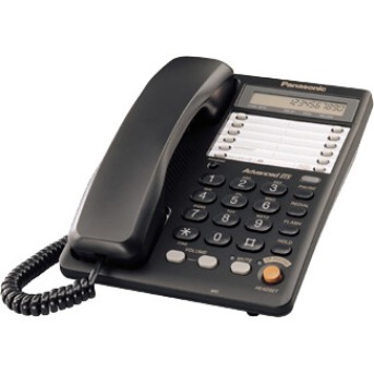 KX-TS2365 Проводной телефон (RUB) Черный - Metoo (1)