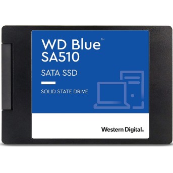 Твердотельный накопитель 250GB SSD WD BLUE SA510 2.5” SATA3 R555Mb/<wbr>s, W440MB/<wbr>s WDS250G3B0A - Metoo (1)