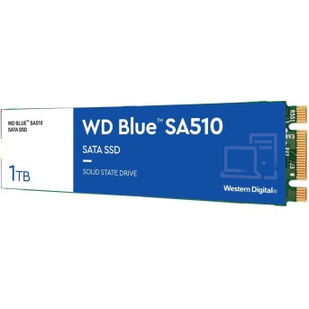 Твердотельный накопитель 1000GB SSD WD BLUE SA510 3D NAND M.2 SATA R560Mb/<wbr>s W520MB/<wbr>s WDS100T3B0B - Metoo (1)