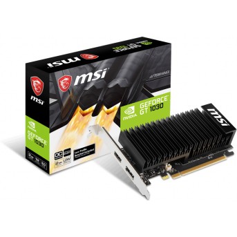 Видеокарта MSI GeForce GT 1030 2Gb DDR4 64bit HDMI DP GT 1030 2GHD4 LP OC - Metoo (1)