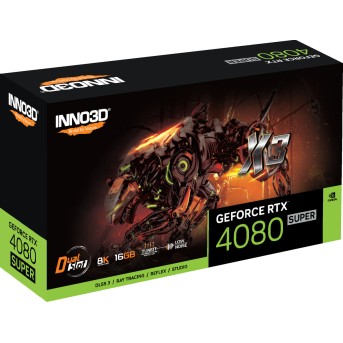 Видеокарта Inno3D GeForce RTX4080 SUPER X3, 16G GDDR6X 256-bit HDMI 3xDP N408S3-166X-18703552 - Metoo (2)