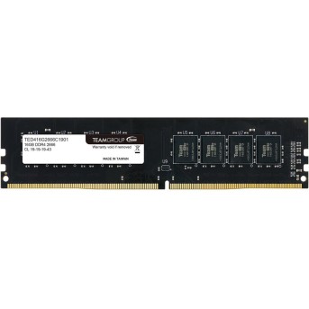 Оперативная память 16GB 2666MHz DDR4 Team Group ELITE PC4-21300 CL19 TED416G2666C1901 в Metoo.kz - Metoo (2)