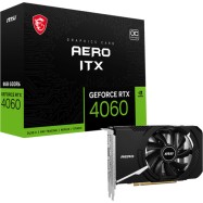 Видеокарта MSI GeForce RTX 4060 AERO ITX 8G OC, 8G GDDR6 128-bit HDMI 3xDP