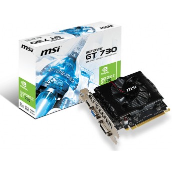 Видеокарта MSI GeForce GT 730, 2GB DDR3 128bit 1xVGA 1xDVI 1xHDMI N730-2GD3V2 - Metoo (1)