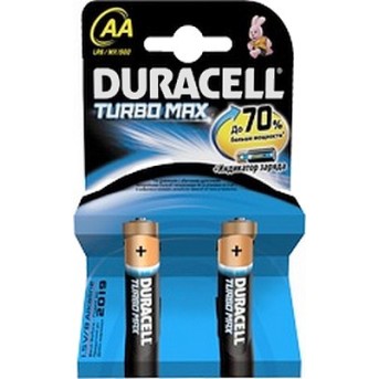Батарейки Duracell TurboMax AA 2 штуки (81546724) - Metoo (1)
