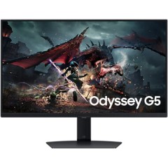 Монитор 27" SAMSUNG Odyssey G5 LS27DG500EIXCI IPS 2560x1440 180GHz 1мс 350кд/<wbr>м2 1000:1 1xHDMI 1xDP