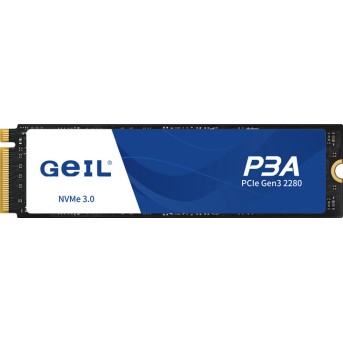 Твердотельный накопитель 500GB SSD GEIL P3A M.2 2280 PCIe3.0 NVMe R2800MB/s W1200MB/s P3AWK09I500D в Metoo.kz - Metoo (1)