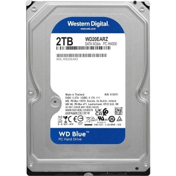 Жесткий диск HDD 2Tb Western Digital Blue SATA 6Gb/<wbr>s 64Mb 5400rpm WD20EARZ - Metoo (2)