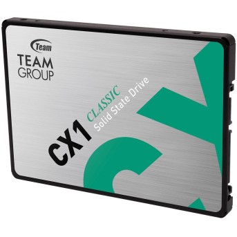 Твердотельный накопитель 480GB SSD TeamGroup CX1 2.5” SATA3 R530Mb/<wbr>s, W470MB/<wbr>s T253X5480G0C101 - Metoo (3)
