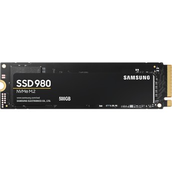 Твердотельный накопитель 500GB SSD Samsung 980 NVMe M.2 2280 R3100Mb/<wbr>s W2600MB/<wbr>s MZ-V8V500BW - Metoo (1)
