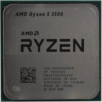 Процессор AMD Ryzen 5 3500X 3,6Гц (4,1ГГц Turbo), AM4, 7nm, 6/<wbr>6, L2 3Mb, L3 32Mb, 65W, OEM - Metoo (1)