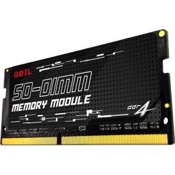 Оперативная память для ноутбука 8GB DDR4 3200MHz GEIL PC4-25600 SO-DIMM 22-22-22-52 GS48GB3200C22SC - Metoo (3)