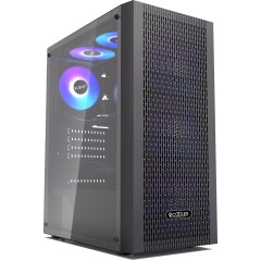Корпус PCCooler ATX/M-ATX/ITX USB3.0, 2xUSB2.0 Black..