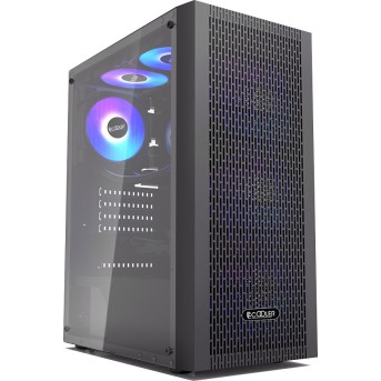 Корпус PCCooler MA100 MESH BK ATX/<wbr>M-ATX/<wbr>ITX USB3.0, 2xUSB2.0 Black - Metoo (1)