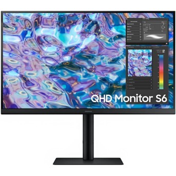 Монитор 27" SAMSUNG LS27B610EQIXCI IPS 2560x1440 75Hz 5мс 300 кд/<wbr>м2 2xHDMI 1xDP Черный - Metoo (1)